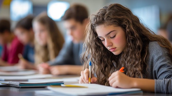 MATEMATICA-Facultatea de Automatica si Calculatoare / FMI UNIBUC 6 StockCake Focused student studying 1302034 medium